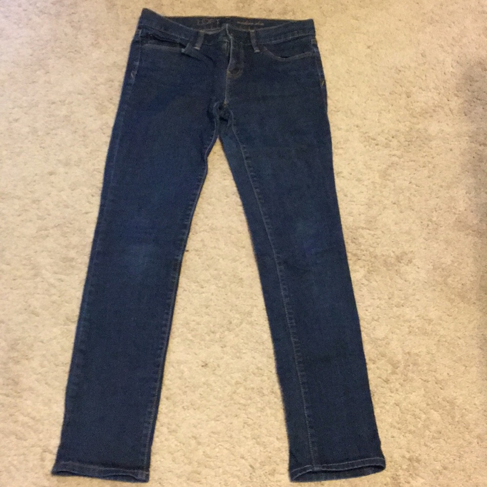 Loft modern slim dark wash jeans-sz 4